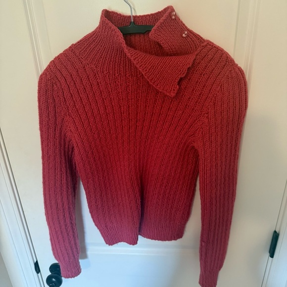Pink Knit Women's Sweater - Picture 2 of 7
